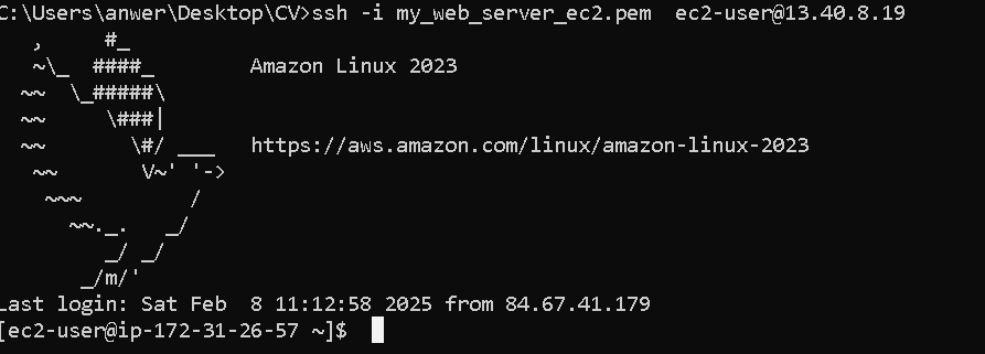 SSH Screenshot