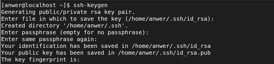 SSH Key Generation